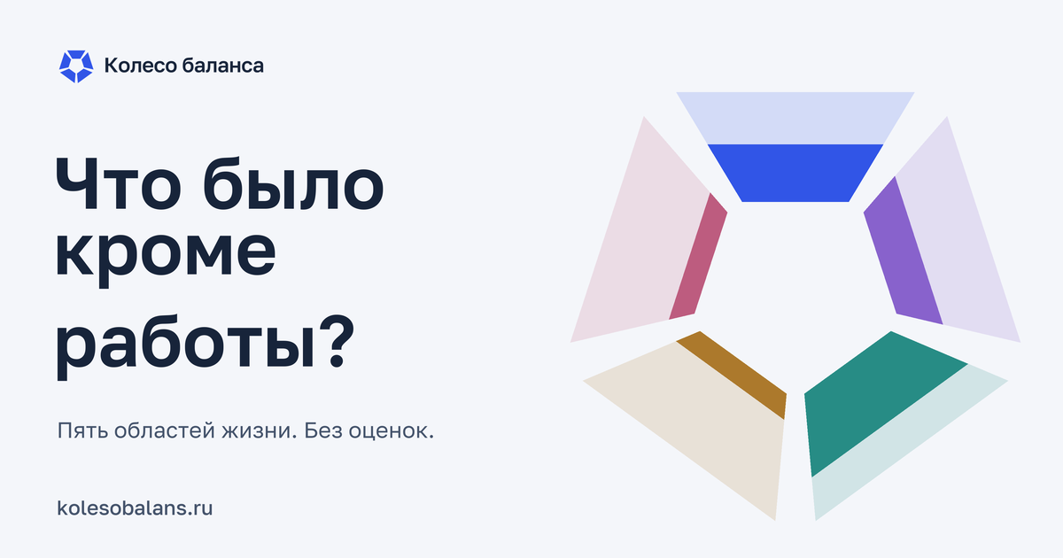 Колесо баланса онлайн – Что было в твоей неделе?